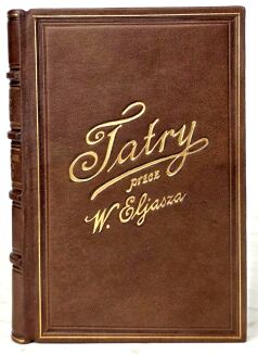 ELJASZ-RADZIKOWSKI - ILUSTROWANY PRZEWODNIK DO TATR oryginał 1886, mapa - 2