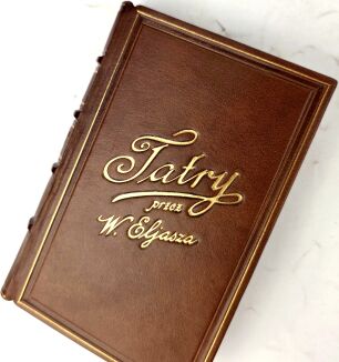 ELJASZ-RADZIKOWSKI - ILUSTROWANY PRZEWODNIK DO TATR oryginał 1886, mapa - 5