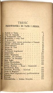 ELJASZ-RADZIKOWSKI - ILUSTROWANY PRZEWODNIK DO TATR oryginał 1886, mapa - 8