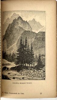 ELJASZ-RADZIKOWSKI - ILUSTROWANY PRZEWODNIK DO TATR oryginał 1886, mapa - 13