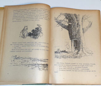 MILNE- KUBUŚ PUCHATEK oraz CHATKA PUCHATKA wyd. 1954r. ilustracje - 6