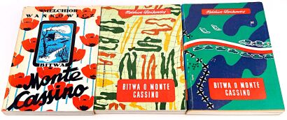 WAŃKOWICZ- BITWA O MONTE CASSINO  t. I-III reprint Rzym-Mediolan 1945-1947