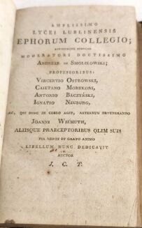 SŁOWNIK POLSKO ŁACIŃSKI DO SZKOLNEGO UŻYCIA. Wrocław 1819 - 3