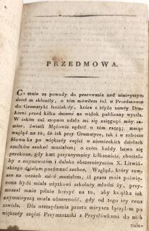 SŁOWNIK POLSKO ŁACIŃSKI DO SZKOLNEGO UŻYCIA. Wrocław 1819 - 4