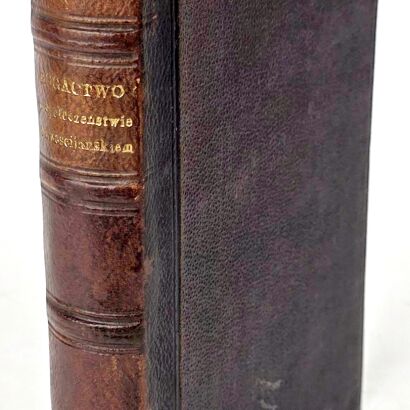 PERIN - BOGACTWO W SPOŁECZEŃSTWIE CHRZEŚCIJAŃSKIM Warszawa, 1875