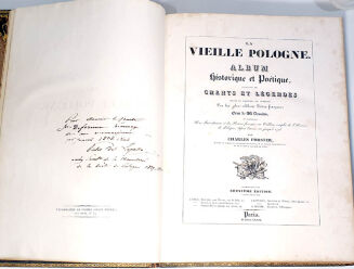 FORSTER, NIEMCEWICZ - LA VIEILLE POLOGNE. Paris 1836. 36 tabl. w litografii - 8