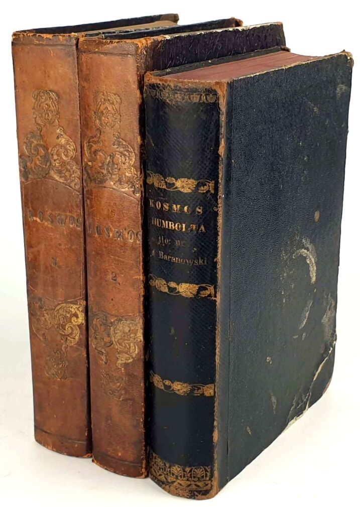 HUMBOLDT - KOSMOS Rys Fizycznego Opisu Świata t.1- 3 [komplet w 3 wol.] 1851-2