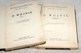 CLAUSEWITZ- O WOJNIE księgi I-VI wyd.1939r. - 2