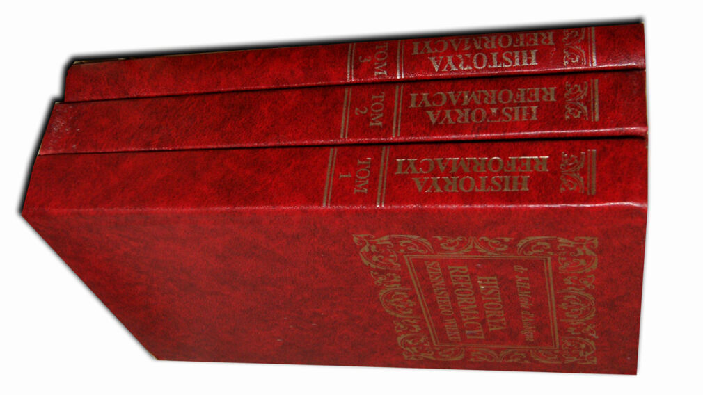 MERLE d'AUBIGUE - HISTORYA REFORMACYI SZESNATEGO WIEKU 1886r. 3T. reprint