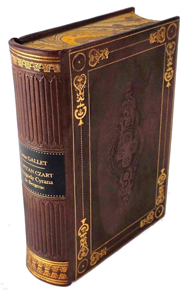 GALLET - KAPITAN CZART. PRZYGODY CYRANA DE BERGERAC T.1-3 [komplet w 1 wol.] wyd.1, 1898