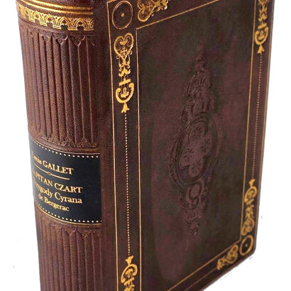 GALLET - KAPITAN CZART. PRZYGODY CYRANA DE BERGERAC T.1-3 [komplet w 1 wol.] wyd.1, 1898