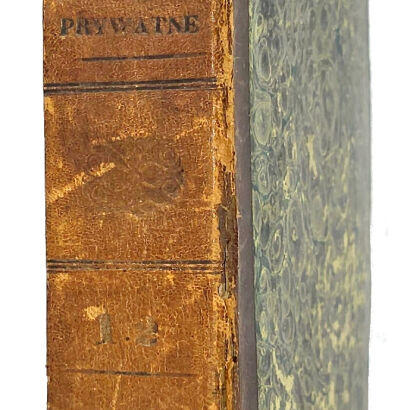 SŁOTWIŃSKI- PRAWO NATURY PRYWATNE. T.I-II [komplet w 1 wol.] wyd. 1825