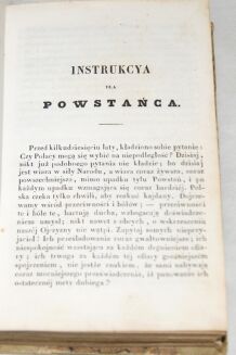 REGULAMIN PIECHOTY, KAWALERYI I ARTYLERYI oraz Instrukcya dla powstańca i służbą obozową PARYŻ Martinet 1846 Liczne tablice - 5