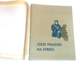 LEPECKI- JÓZEF PIŁSUDSKI NA SYBERJI -drzeworyty CHROSTOWSKI- PIĘKNY ALBUM  - 2