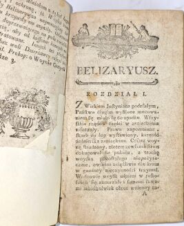 MARMONTEL- BELIZARYUSZ. Warszawa 1787, ryciny - 3