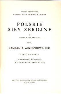 POLSKIE SIŁY ZBROJNE W DRUGIEJ WOJNIE ŚWIATOWEJ. KAMPANIA WRZEŚNIOWA 1939, cż.1-3 - 4