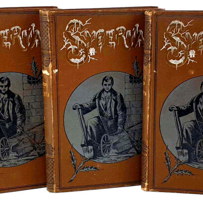 KENNAN- SYBERYA T.1-3 [komplet] wyd. Lwów 1895r., oprawa Żenczykowski