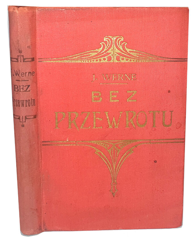 VERNE - BEZ PRZEWROTU wyd.1, 1892 oprawa