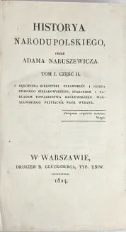 NARUSZEWICZ - HISTORYA NARODU POLSKIEGO t.1 cz.1-2 wyd.1804 - 7
