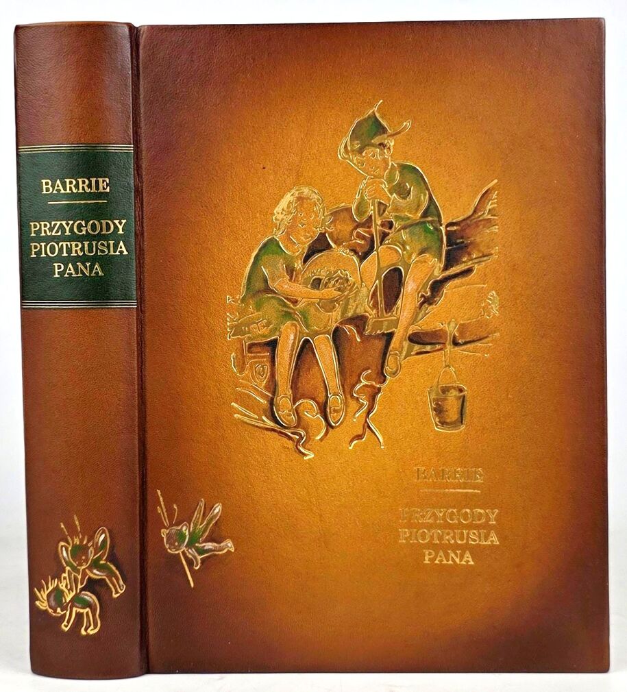 BARRIE - PRZYGODY PIOTRUSIA PANA oprawa artystyczna Warszawa 1938