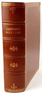 DĄBROWSKA- NOCE I DNIE 1950r. ilustr. Axer, skóra - 2