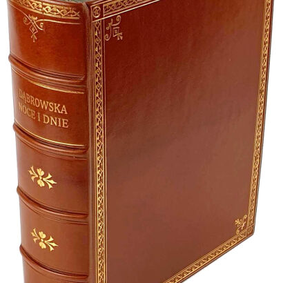 DĄBROWSKA- NOCE I DNIE 1950r. ilustr. Axer, skóra