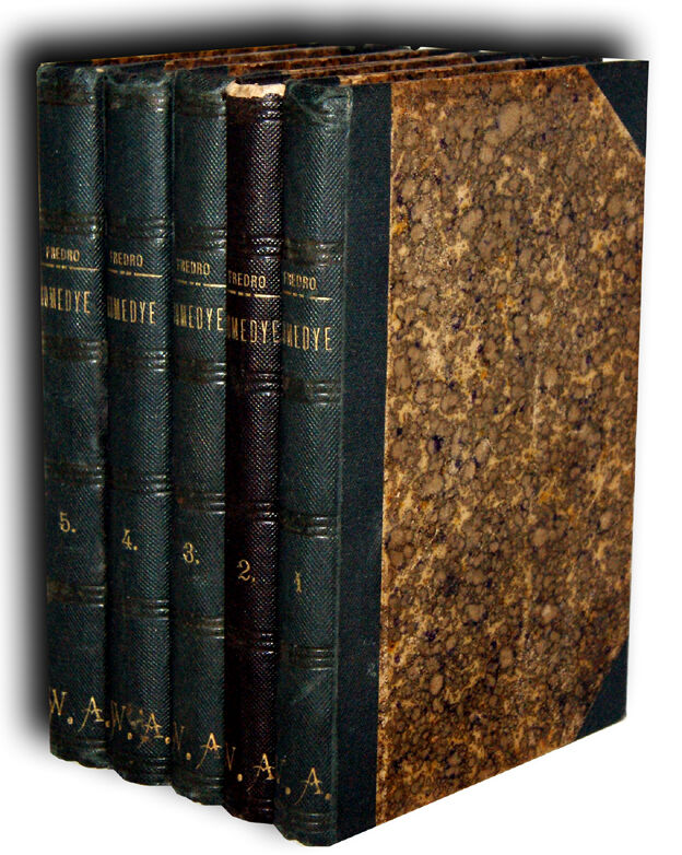 FREDRO- KOMEDYE t.1-5 komplet wyd. 1871