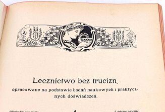 FISCHER-DÜCKELMANN - KOBIETA LEKARKĄ DOMOWĄ wyd. 1908r. secesyjna oprawa - 19
