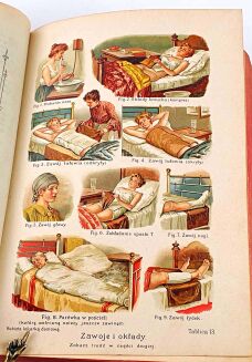 FISCHER-DÜCKELMANN - KOBIETA LEKARKĄ DOMOWĄ wyd. 1908r. secesyjna oprawa - 26