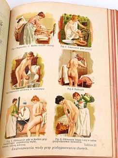 FISCHER-DÜCKELMANN - KOBIETA LEKARKĄ DOMOWĄ wyd. 1908r. secesyjna oprawa - 32