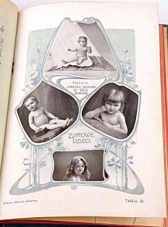 FISCHER-DÜCKELMANN - KOBIETA LEKARKĄ DOMOWĄ wyd. 1908r. secesyjna oprawa - 35