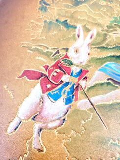 CARROLL - ALICJA W KRAINIE CZARÓW I PO DRUGIEJ STRONIE LUSTRA oprawa artystyczna SKÓRA - 5