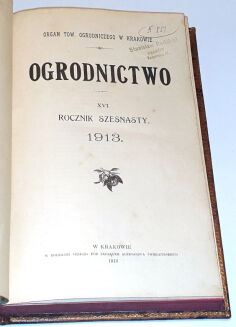 OGRODNICTWO rocznik XVI - 3