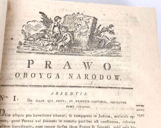 TRĘBICKI - PRAWO POLITYCZNE I CYWILNE KORONY POLSKIEY Y WIELKIEGO XIĘZTWA LITEWSKIEGO t.1-2 [komplet w 2 wol.] wyd. 1789-1791 - 6