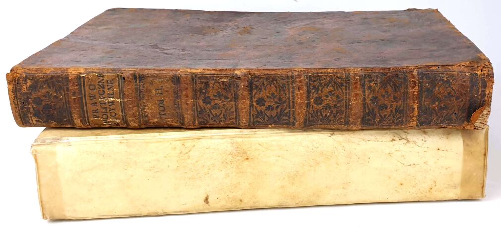 TRĘBICKI - PRAWO POLITYCZNE I CYWILNE KORONY POLSKIEY Y WIELKIEGO XIĘZTWA LITEWSKIEGO t.1-2 [komplet w 2 wol.] wyd. 1789-1791
