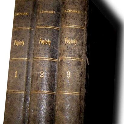 ŻEROMSKI- POPIOŁY t. I-III półskórek WYD. I