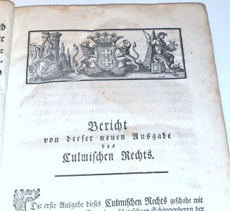 HANOW - JUS CULMENSE Gdańsk 1767. Prawo chełmińskie - 5