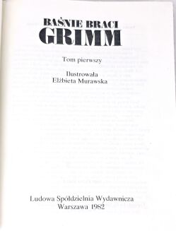 BAŚNIE BRACI GRIMM t.I-II piękne ilustracje - 8