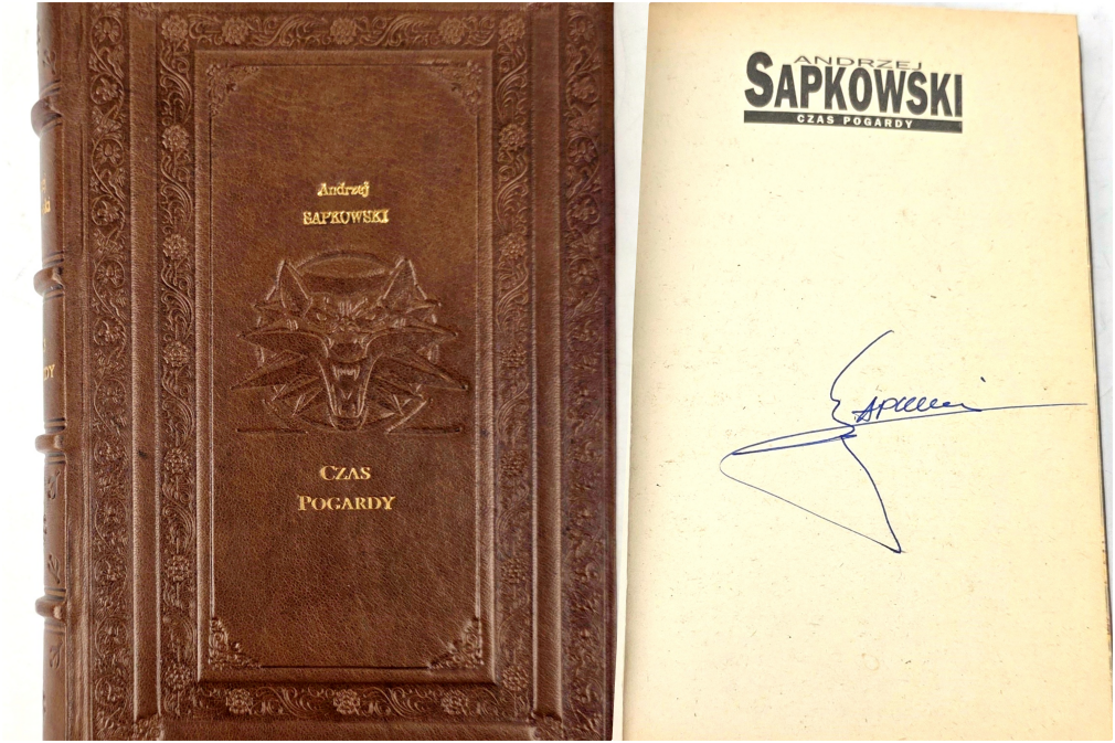 Andrzej Sapkowski – The Witcher. Time of Contempt. 1st Edition. Author’s Autograph.