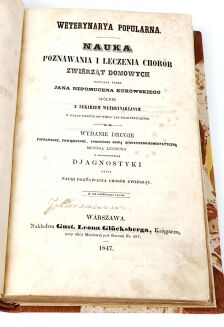 KUROWSKI- WETERYNARYA POPULARNA 1847 ryciny - 3