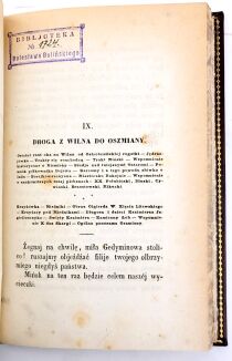 KONDRATOWICZ - WYCIECZKI PO LITWIE  w promieniach od Wilna, T.1-2 [komplet w 1 wol.] 1858 - 14