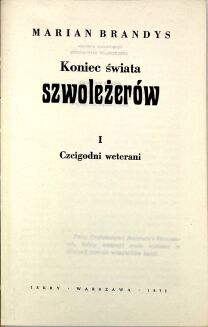 BRANDYS- KONIEC ŚWIATA SZWOLEŻERÓW 1-5 (komplet w 6 wol.) - 3