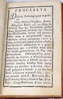 TYDZIEŃ WIELKI ALBO NABOŻEŃSTWO WIELKO-TYGODNIOWE wyd, 1786 - 5