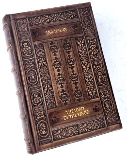 J.R.R. Tolkien - The Lord Of The Rings Exclusive Leather Binding, limited edition, copy number 60, fore edge painting - 14