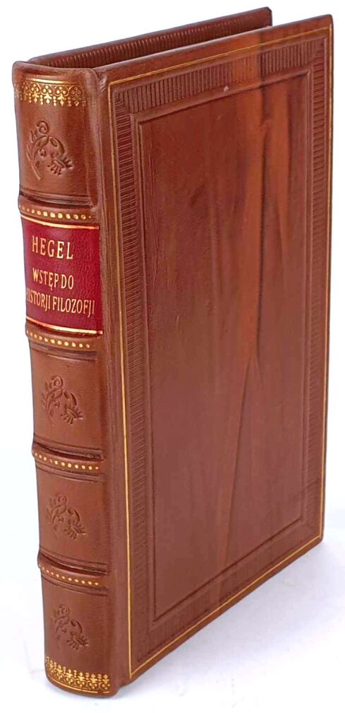 HEGEL- WSTĘP DO HISTORJI FILOZOFJI wyd. 1 z 1924