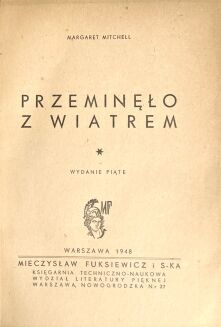 MITCHELL - PRZEMINĘŁO Z WIATREM 1948r. [komplet] - 7