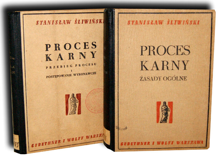 ŚLIWIŃSKI - PROCES KARNY wyd.1948r.