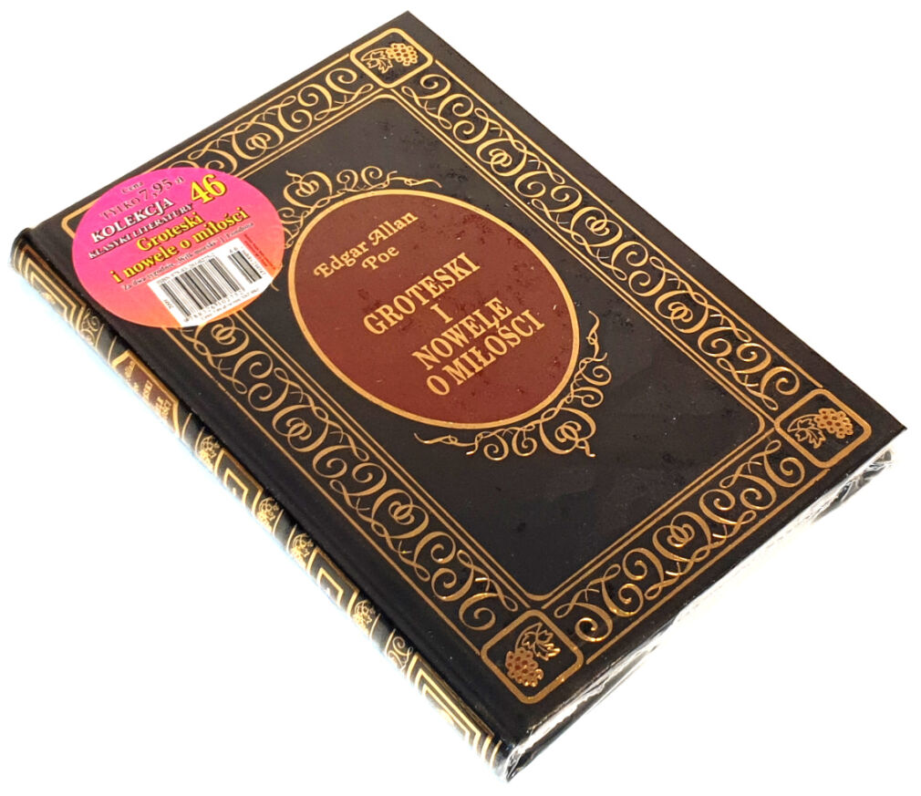 POE - GROTESKI I NOWELE MIŁOŚCI złota oprawa