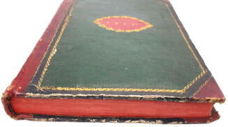 KONKOWSKI - NAUKA MATEMATYKI DO UŻYCIA SZKOŁY ELEMENTARNEY ARTYLERYI I INŻENIERÓW. T. 1, OBEYMUIĄCY ARYTMETYKĘ. Oprawa 1812 - 4