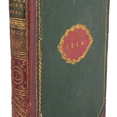 KONKOWSKI - NAUKA MATEMATYKI DO UŻYCIA SZKOŁY ELEMENTARNEY ARTYLERYI I INŻENIERÓW. T. 1, OBEYMUIĄCY ARYTMETYKĘ. Oprawa 1812